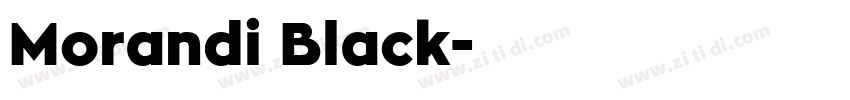 Morandi Black字体转换